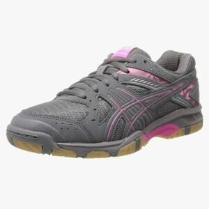 ASICS Women's SIZE 11 Gel 1150V B457Y Gray Pink Athletic Volleyball Shoe Sneaker